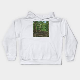 Green Woods Kids Hoodie